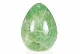 Polished Green Fluorite Egg - Fluorescent! #245387-1